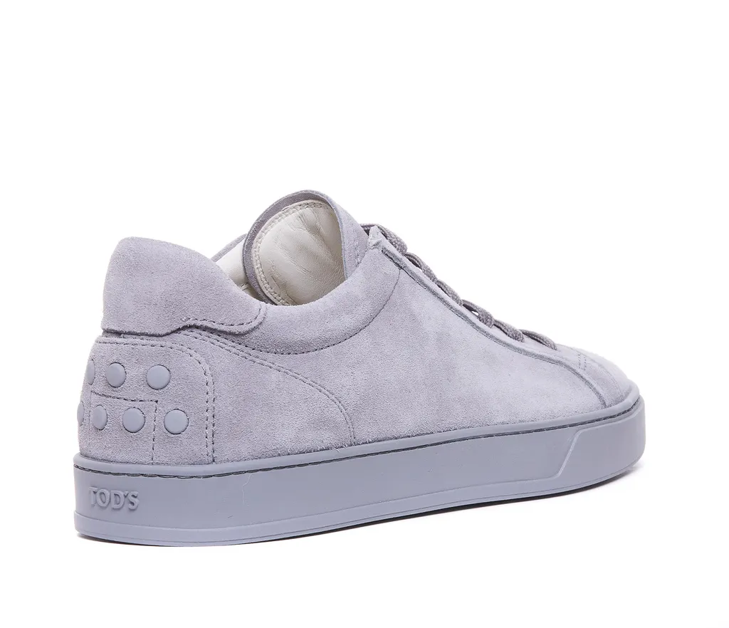 Logo Printed Round Toe Sneakers