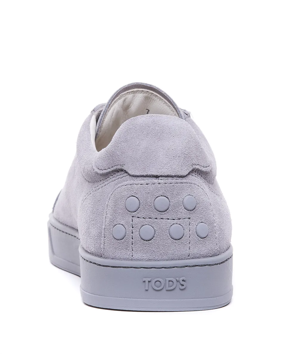 Logo Printed Round Toe Sneakers