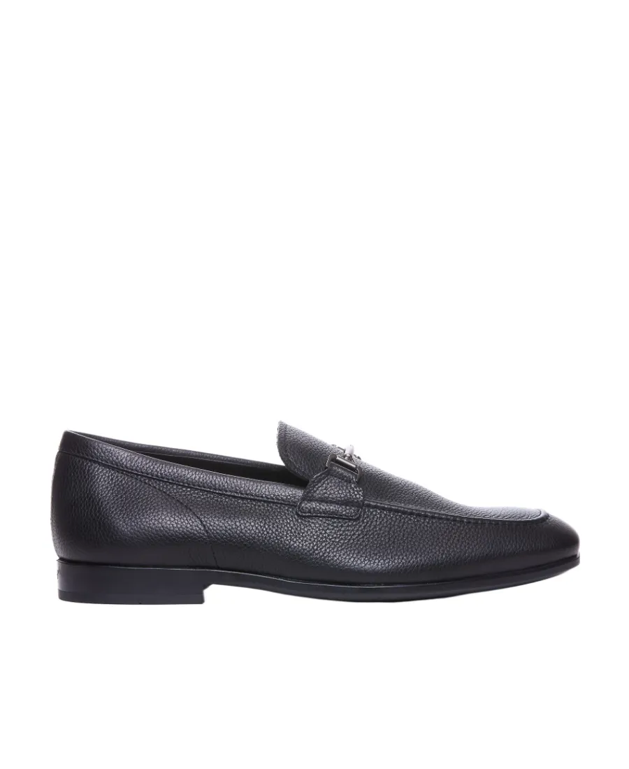Logo Engraved Loafers