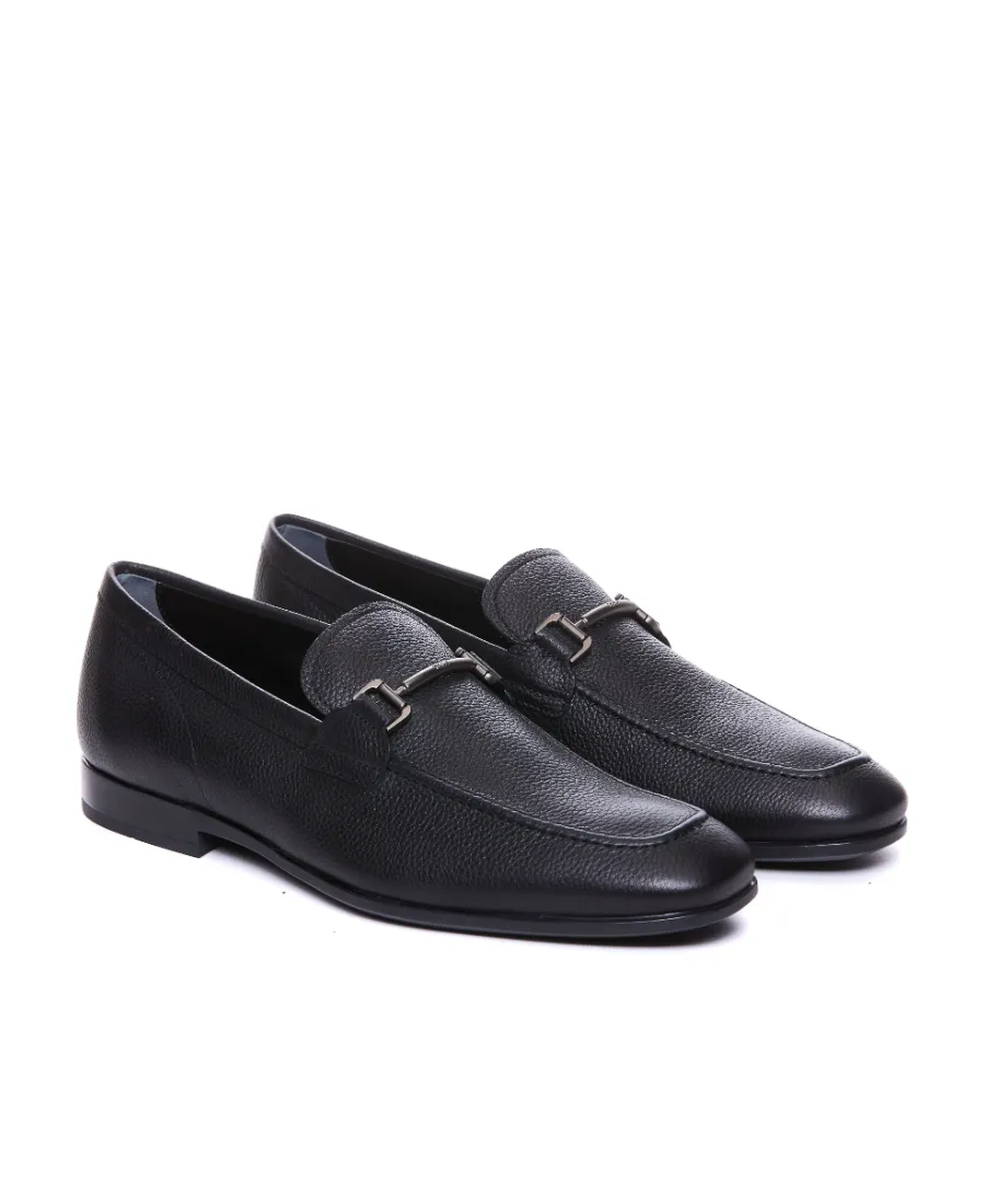 Logo Engraved Loafers
