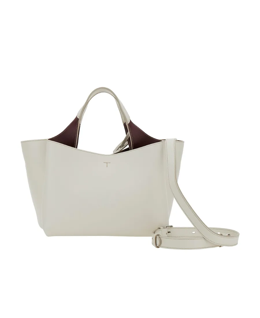 Logo Plaque Top Handle Bag