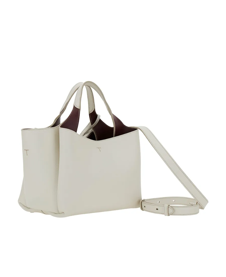 Logo Plaque Top Handle Bag