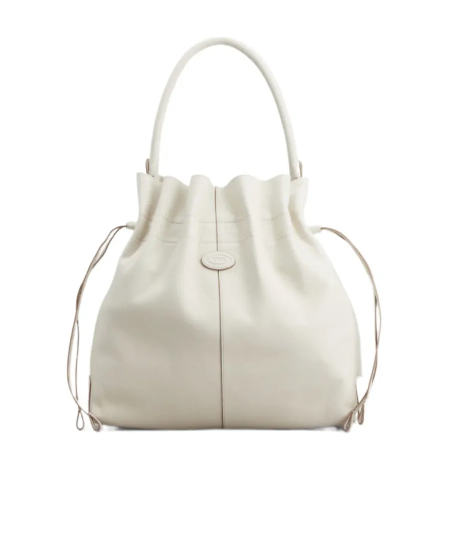 Medium Di Leather Bucket Bag