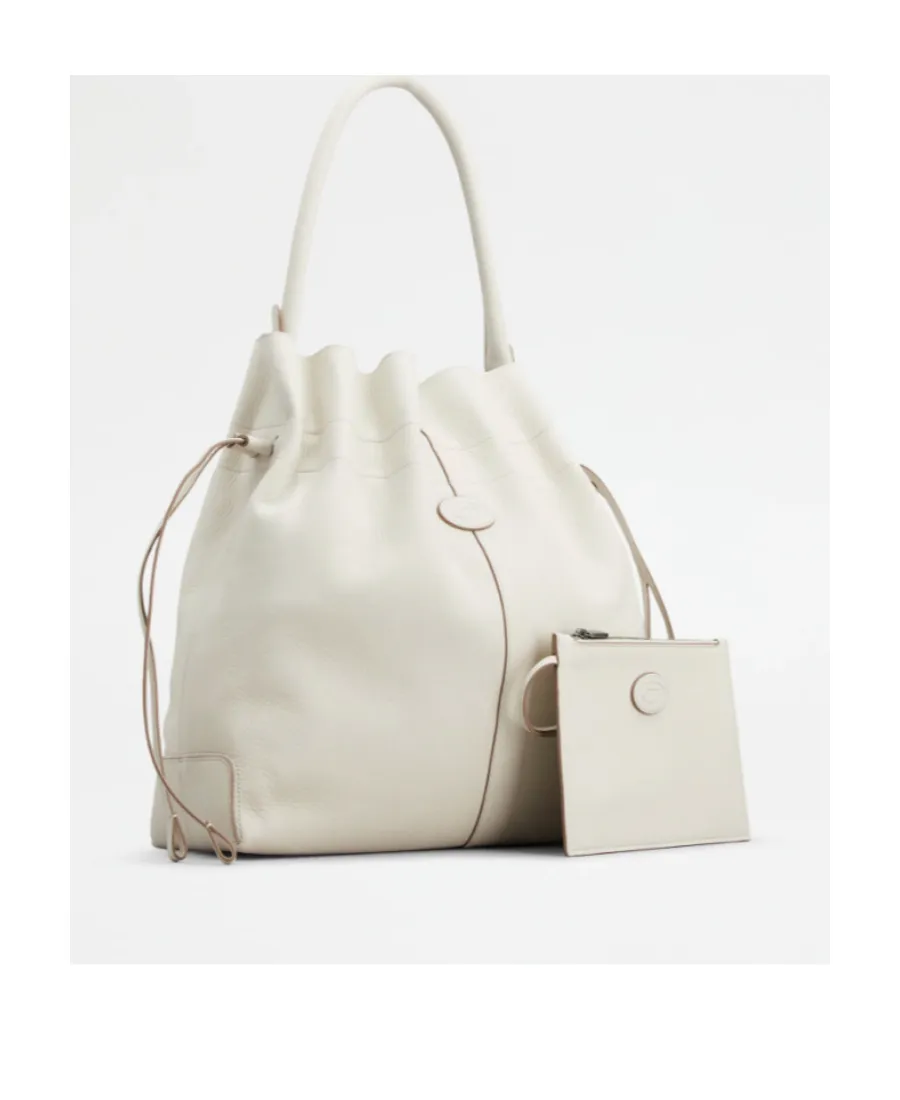 Medium Di Leather Bucket Bag