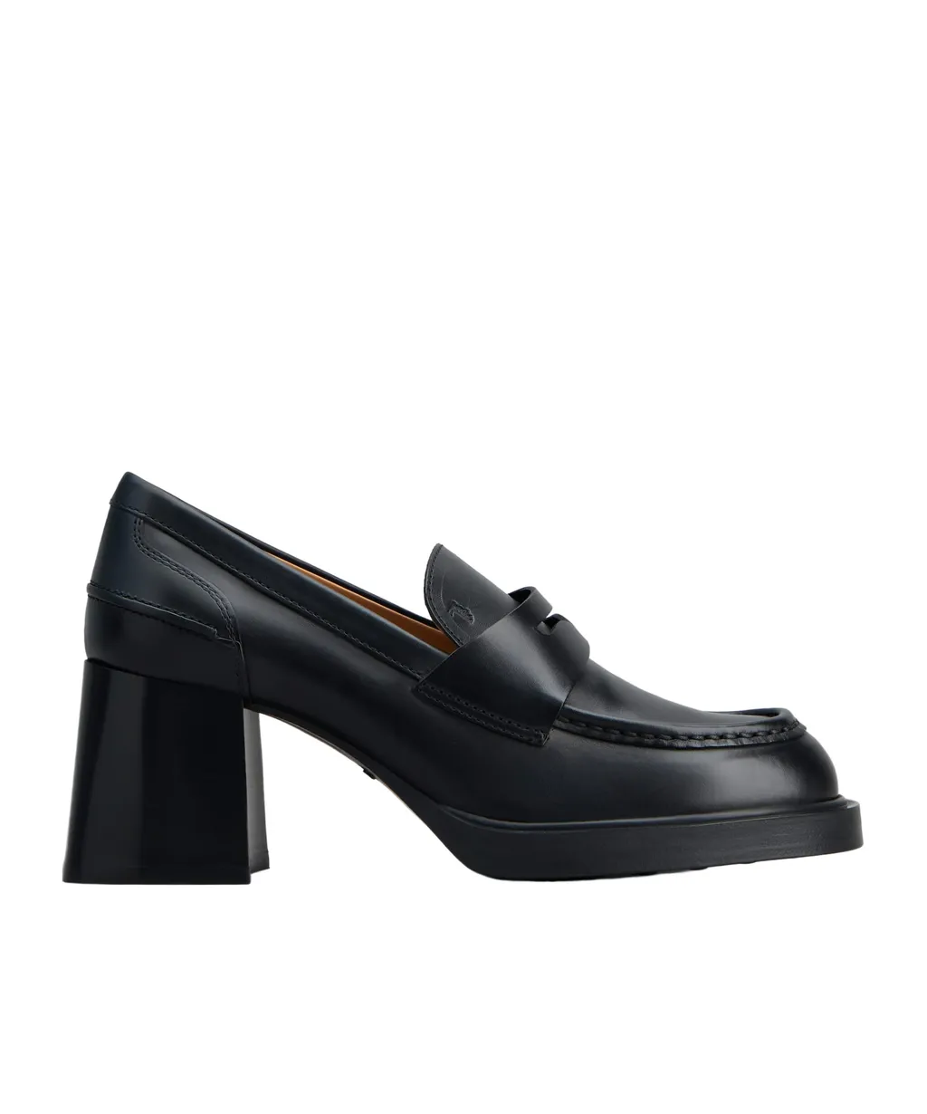 Logo Debossed Almond Toe Pumps