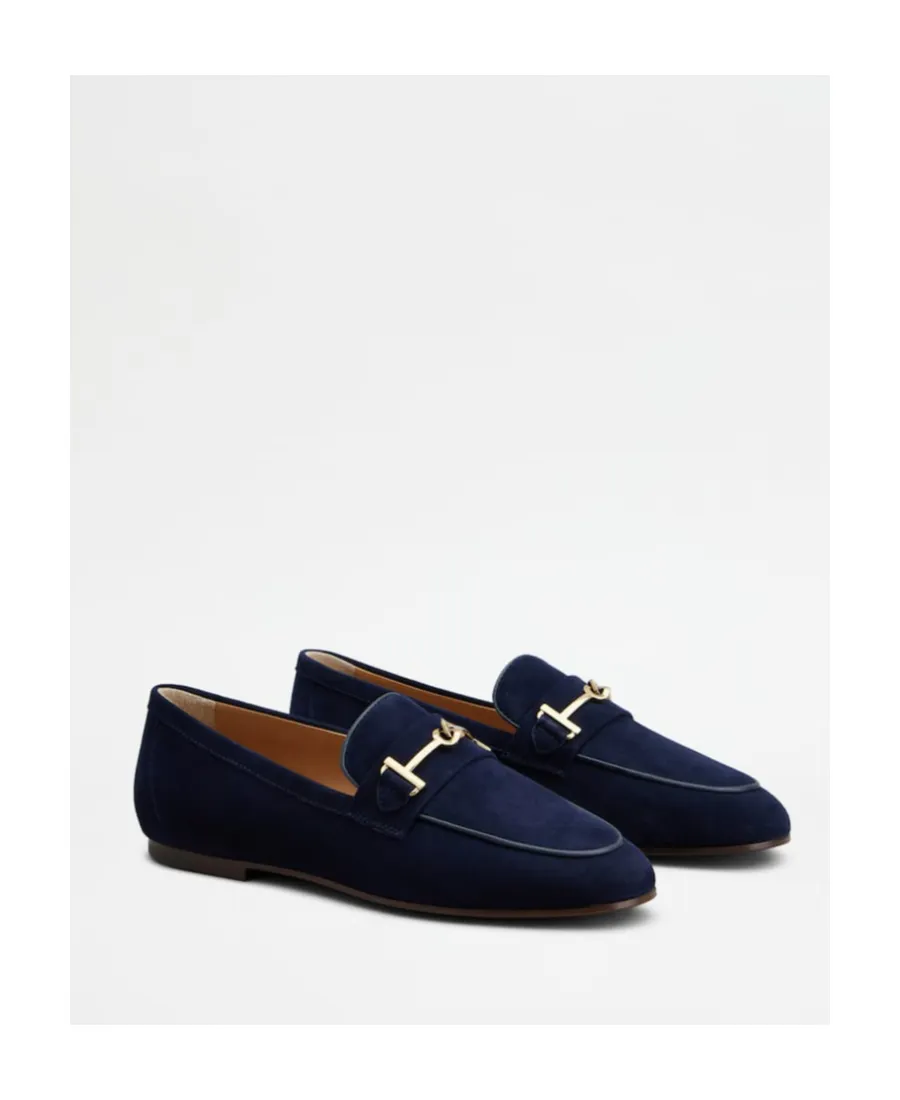 Logo Plaque Almond Toe Loafers