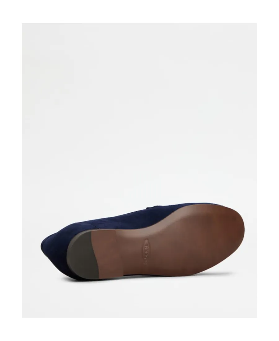 Logo Plaque Almond Toe Loafers