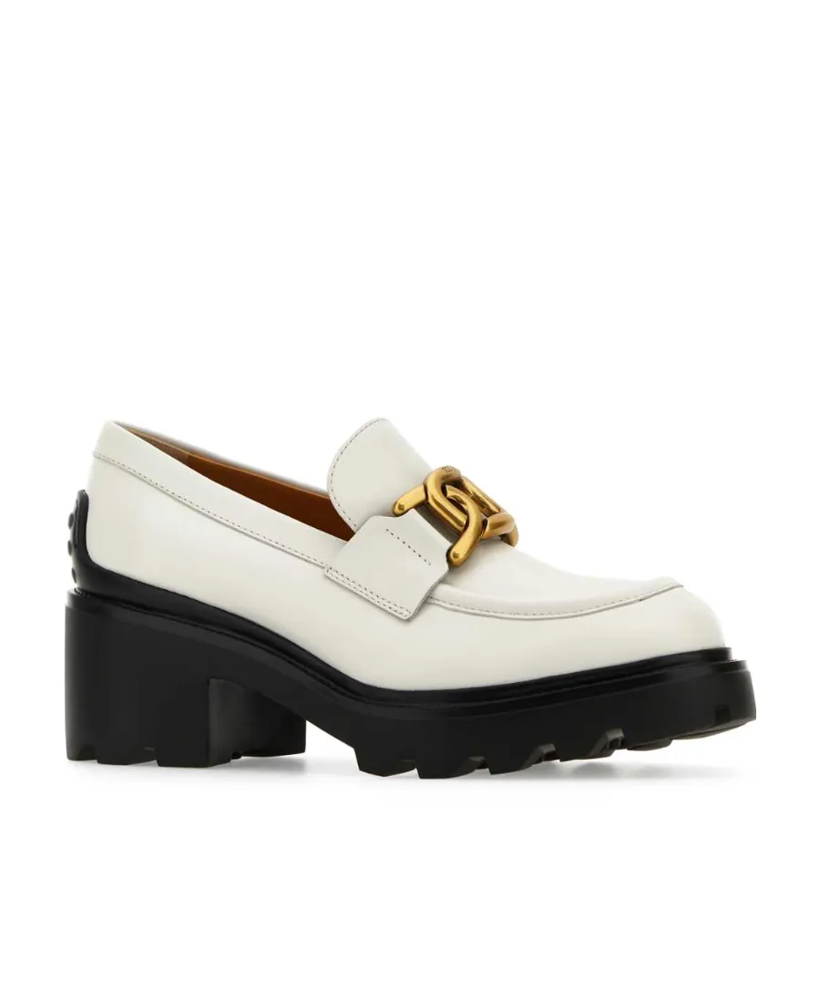 Thick-Heeled Loafers