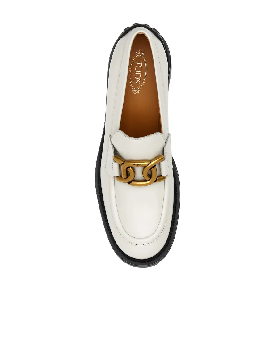 Thick-Heeled Loafers