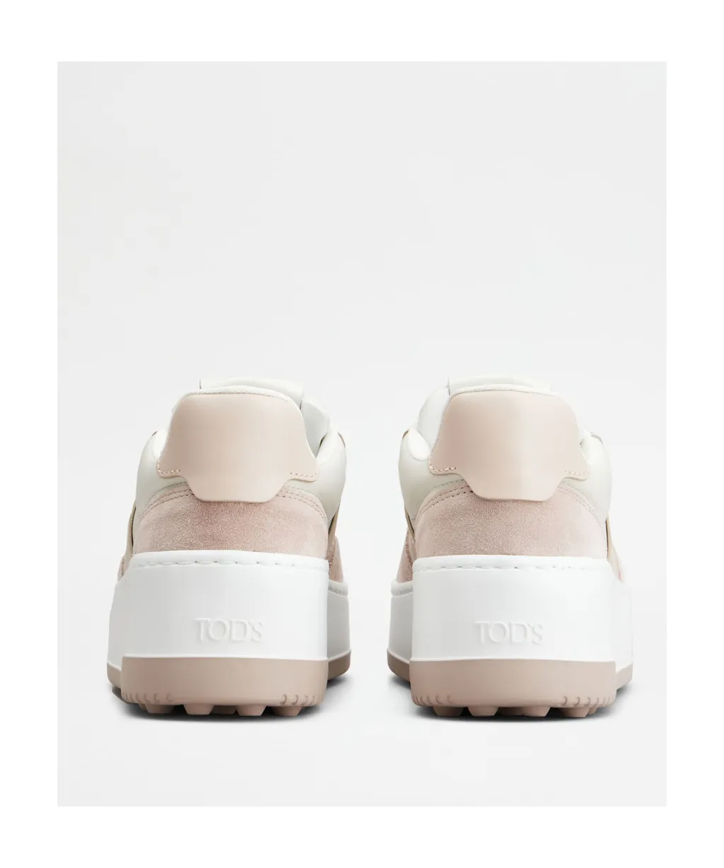 Round-Toe Lace-Up Sneakers
