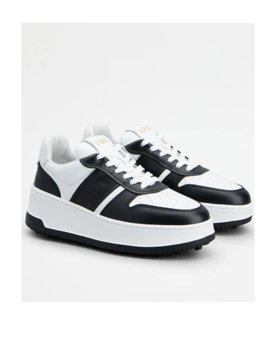 Two Toned Panelled Sneakers