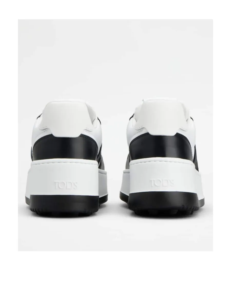 Two Toned Panelled Sneakers