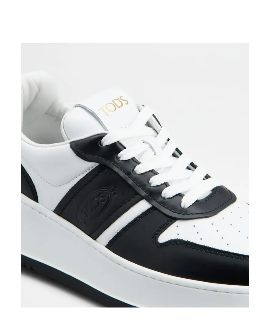 Two Toned Panelled Sneakers