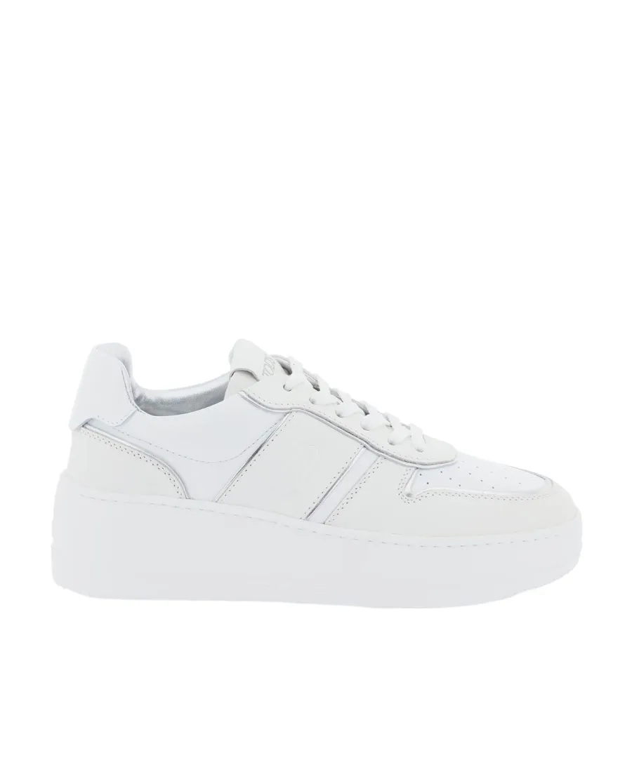 Logo Embossed Platform Sneakers