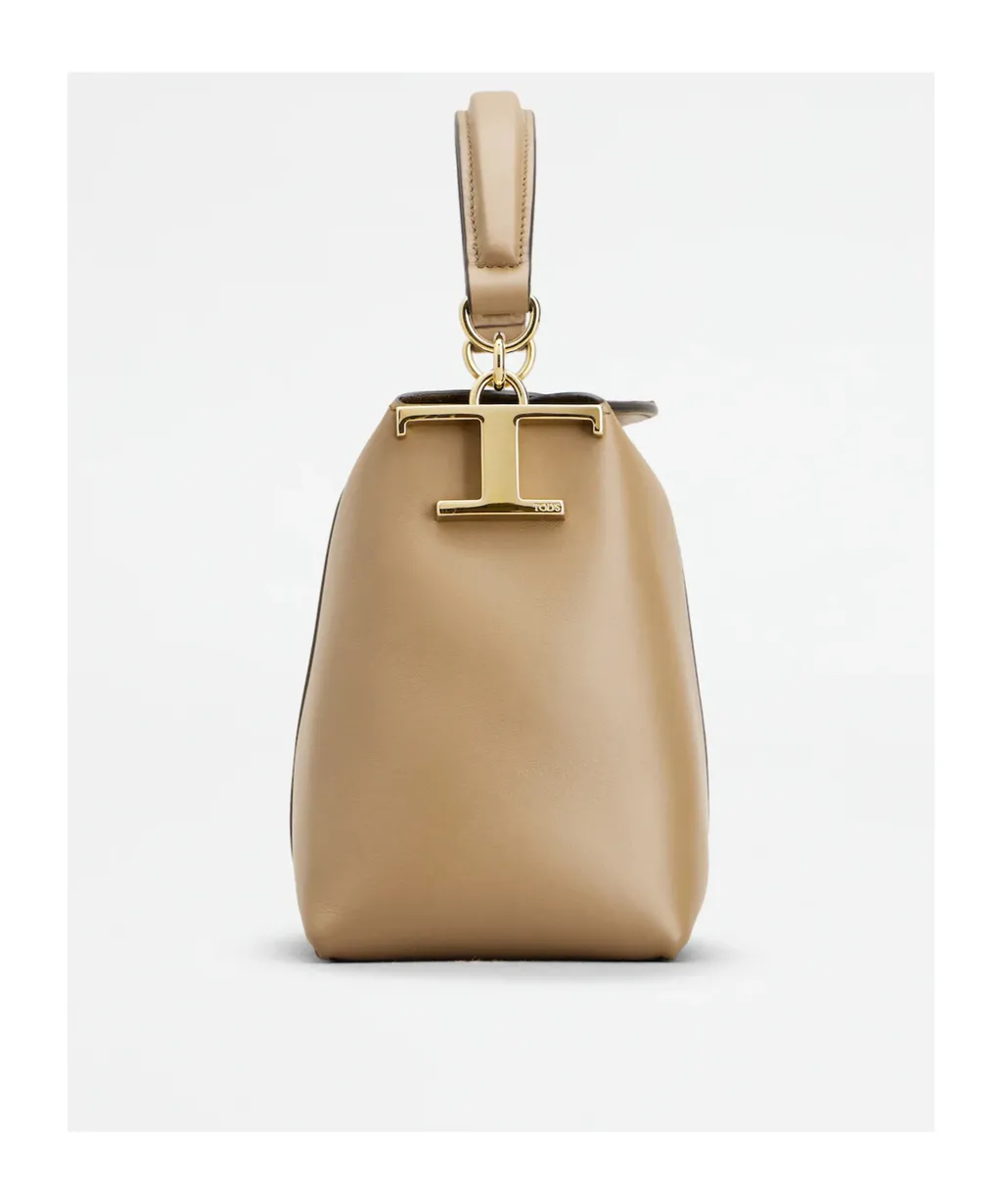 T Case Mini Leather Tote Bag