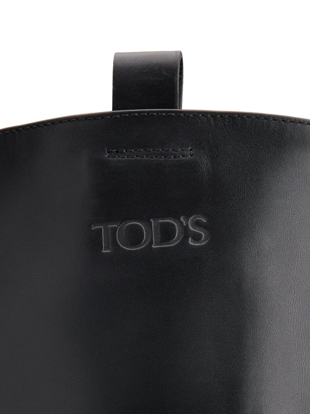 Logo Embossed Knee-Length Boots