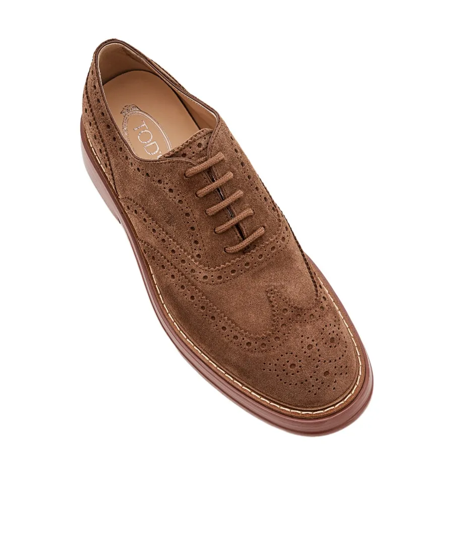 Round Toe Lace-Up Brogues