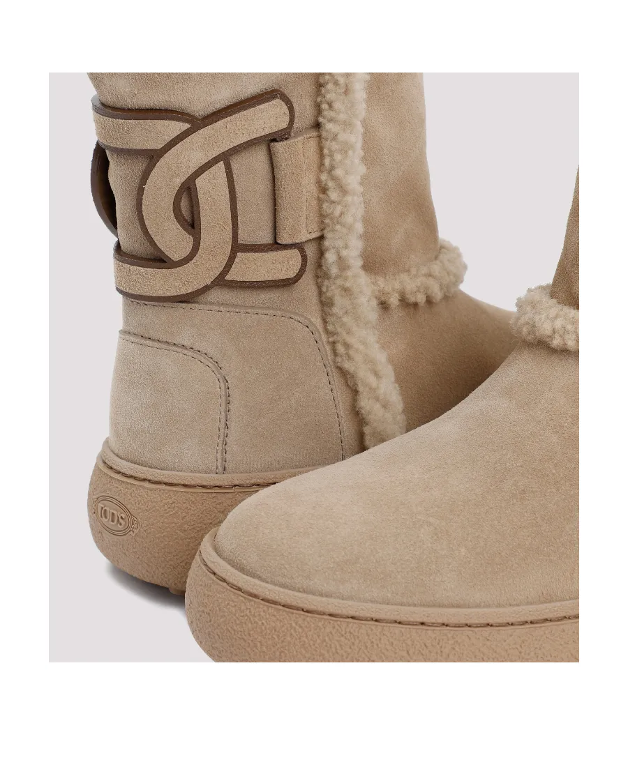 Kate Logo Patch Ankle Boots