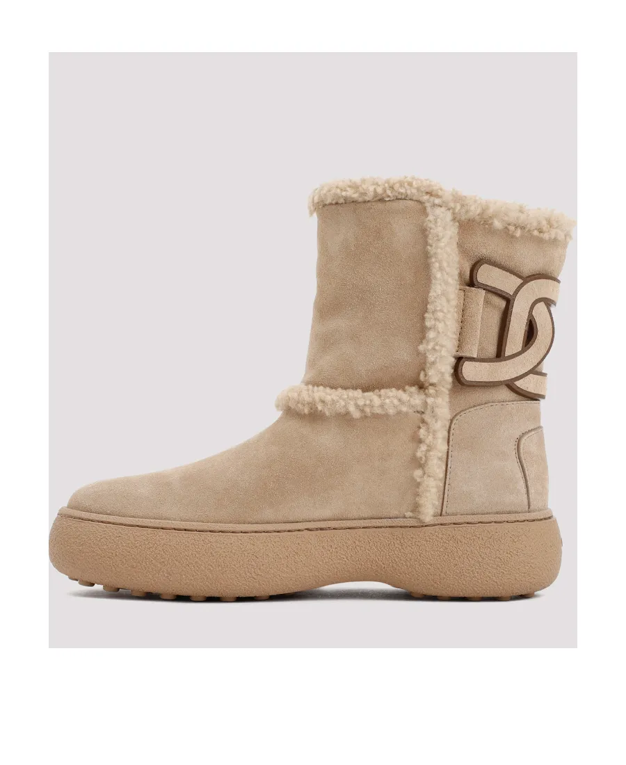 Kate Logo Patch Ankle Boots