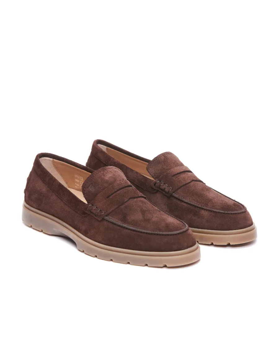 Suede Penny Loafers