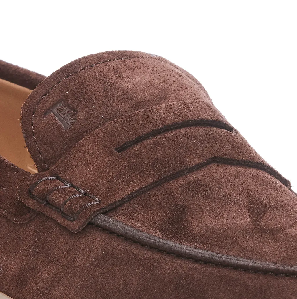 Suede Penny Loafers