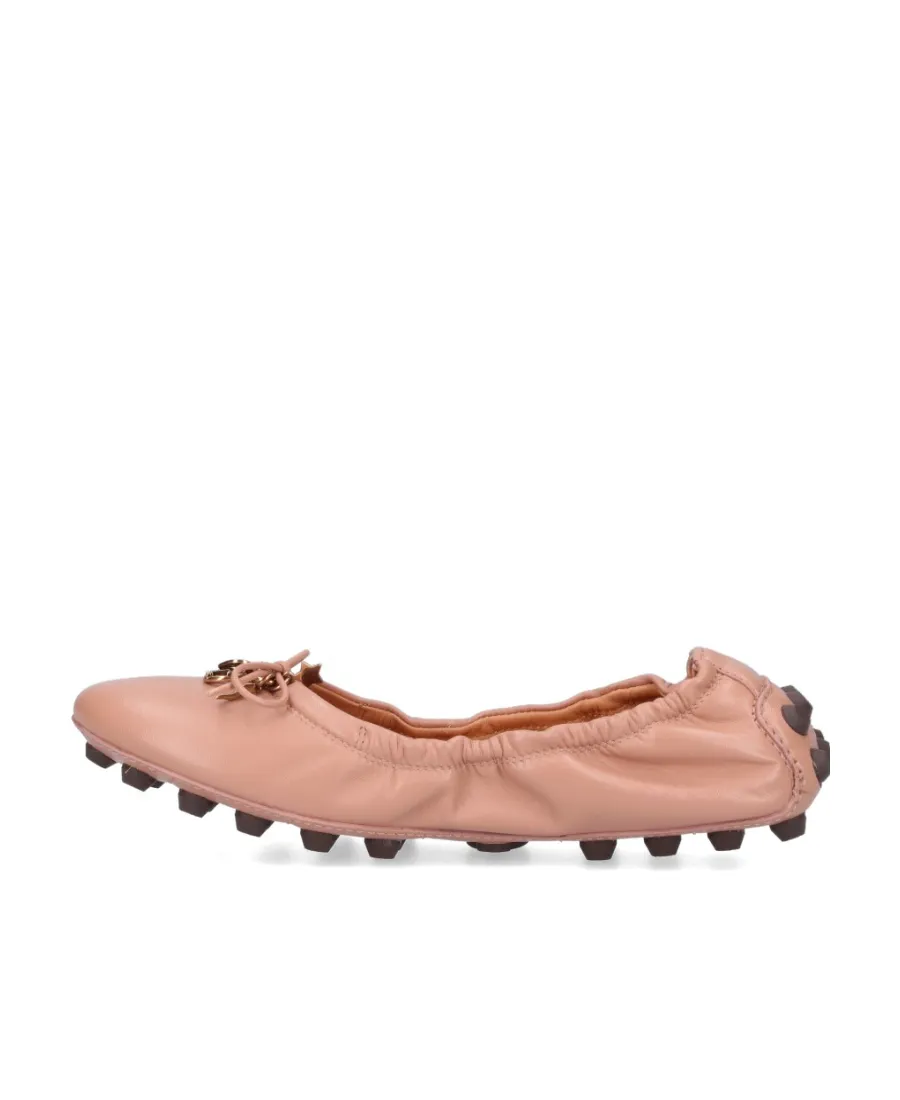 Bow Detailed Round Toe Flat Shoes