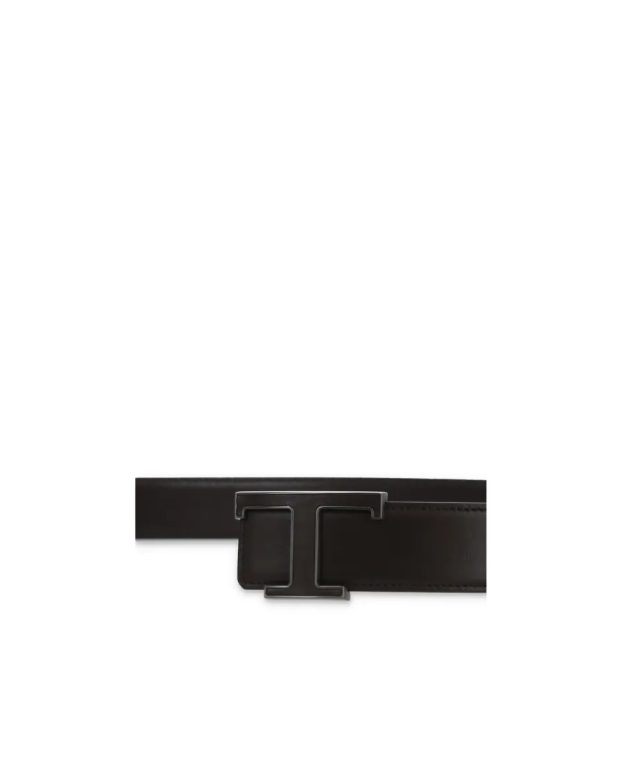 Logo-Plaque Buckled Belt