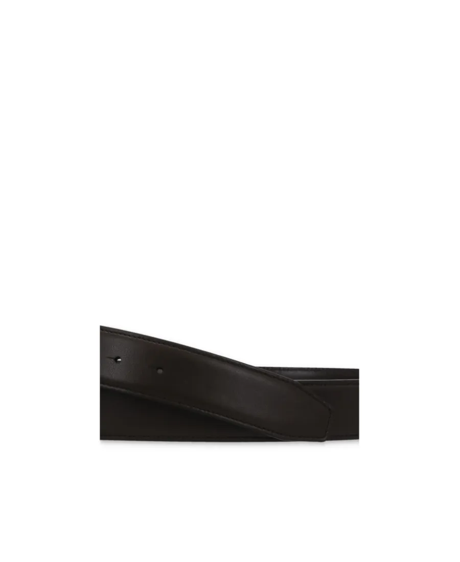 Logo-Plaque Buckled Belt