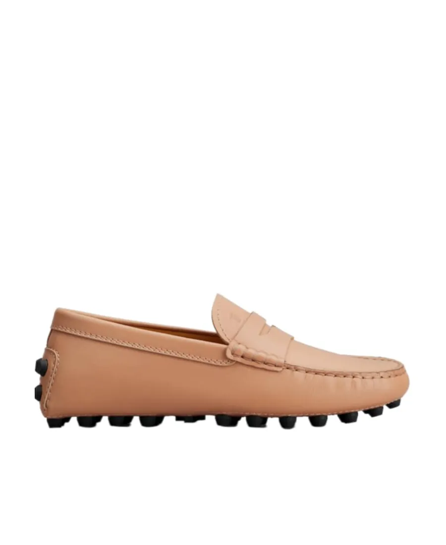 Moccasins Logo Embossed Loafers