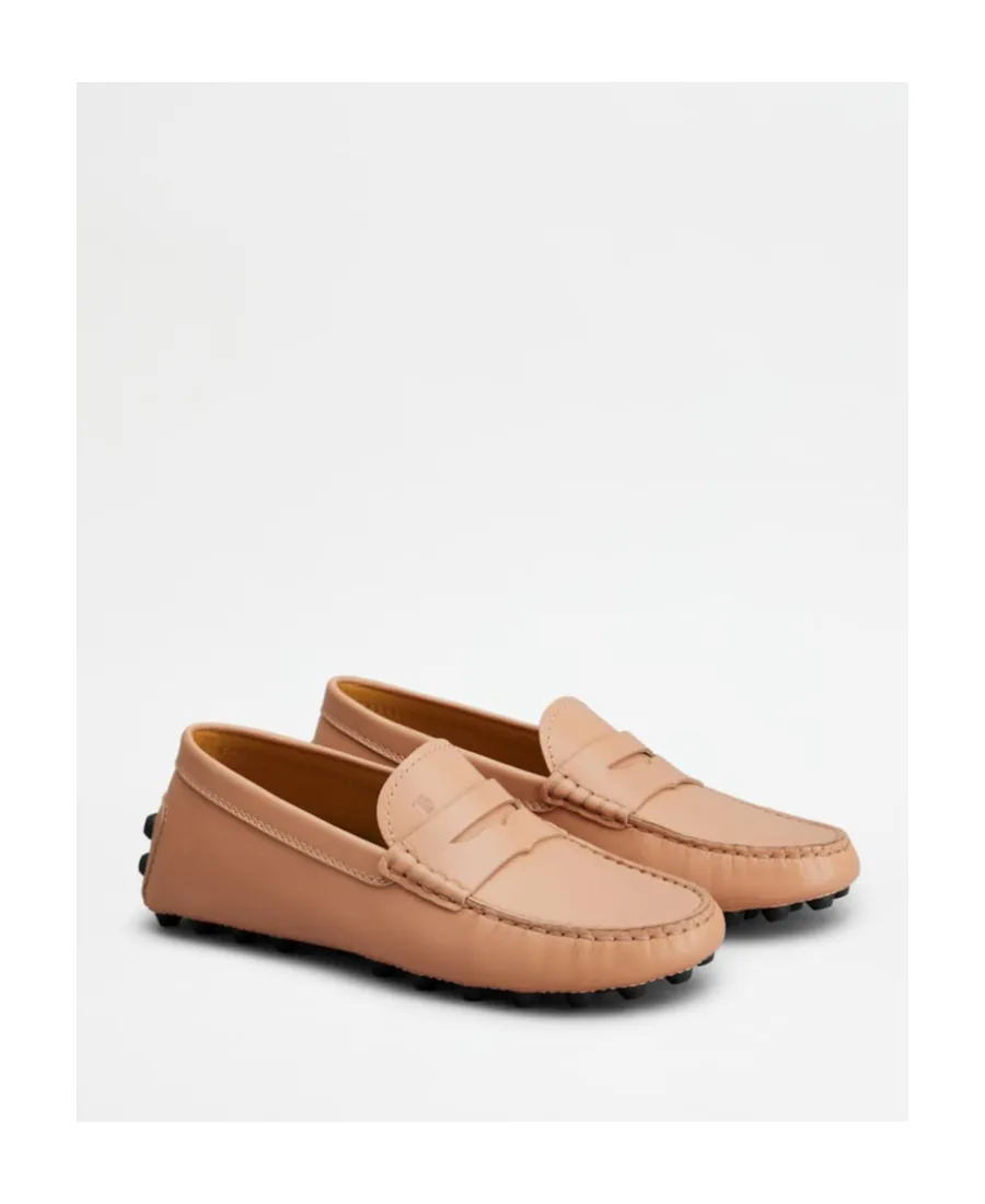 Moccasins Logo Embossed Loafers