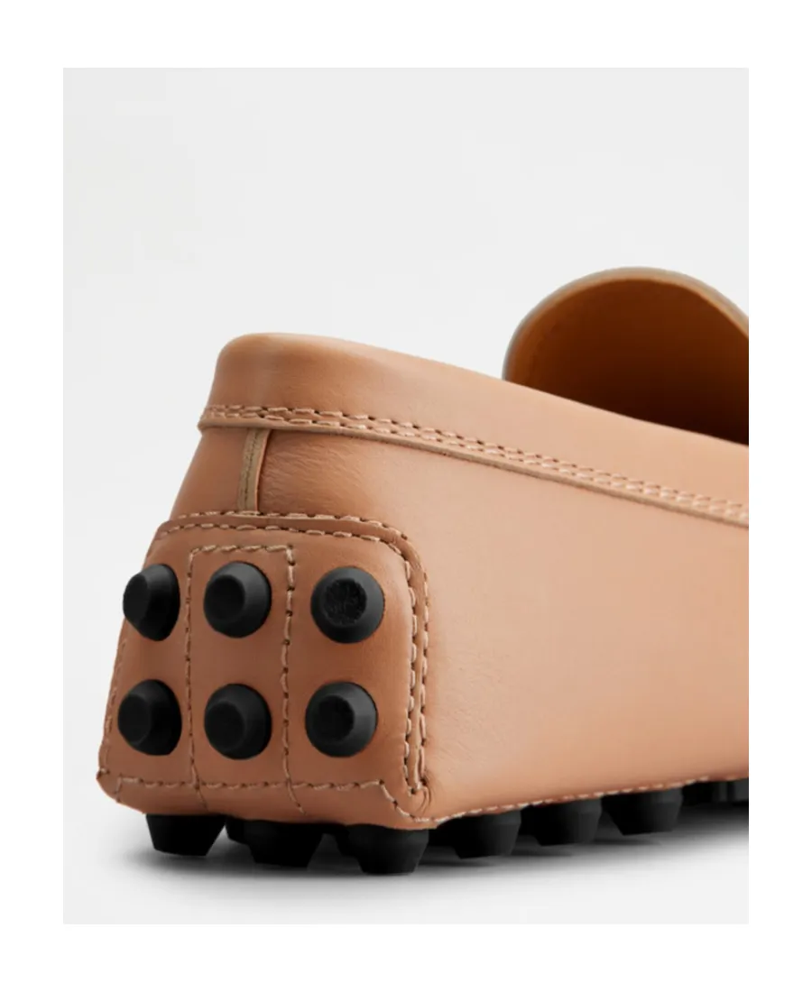 Moccasins Logo Embossed Loafers