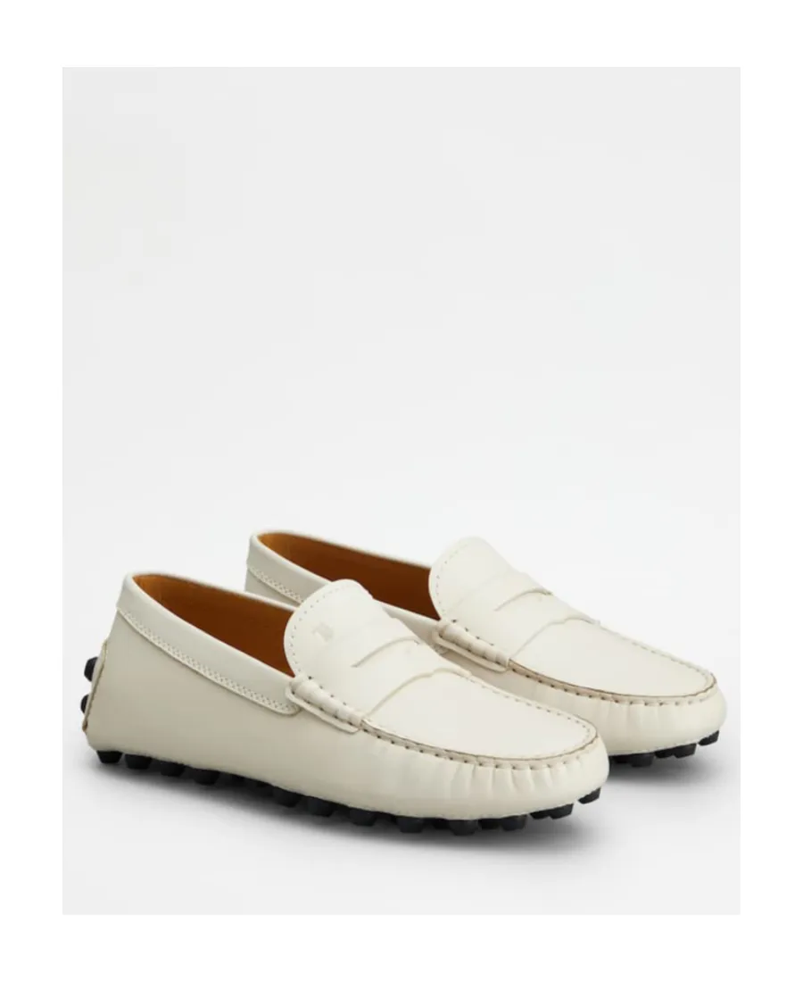 Moccasins Logo Embossed Loafers