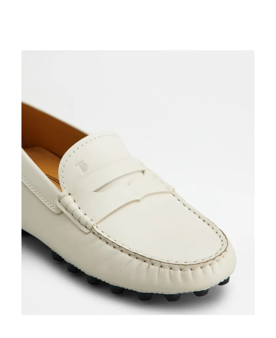 Moccasins Logo Embossed Loafers
