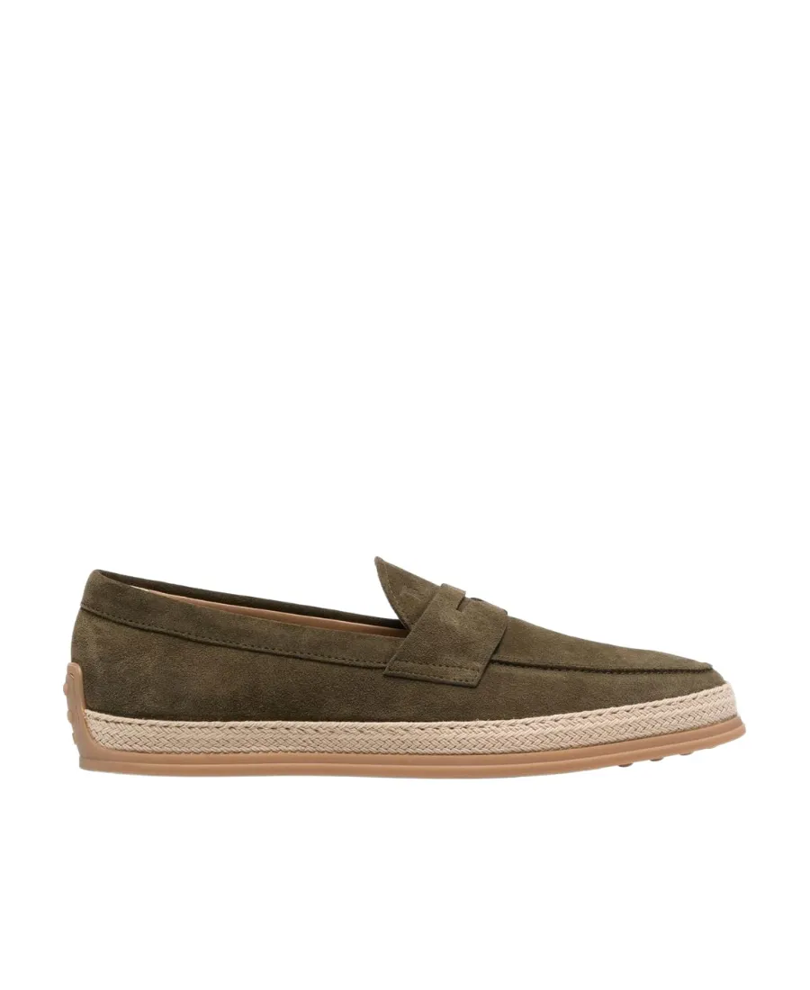 Almond-Toe Slip-On Loafers