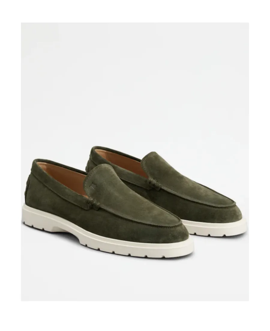 Logo Embossed Slip-On Loafers