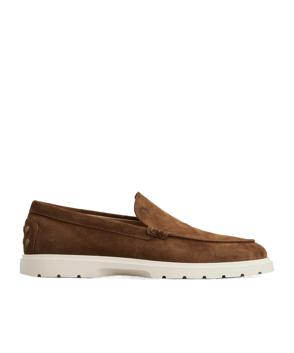 Logo Embossed Slip-On Loafers