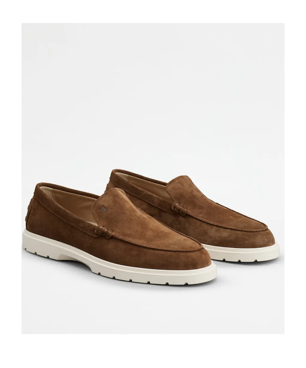 Logo Embossed Slip-On Loafers