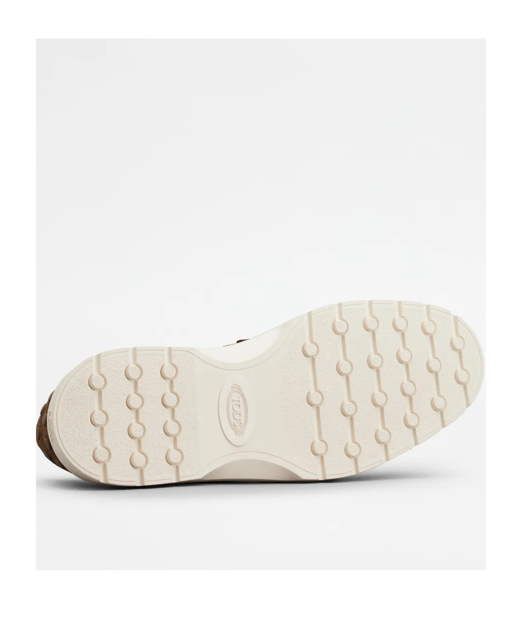 Logo Embossed Slip-On Loafers