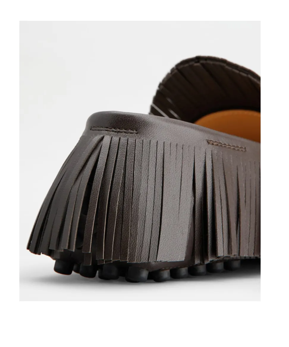 Fringed Slip-On Loafers