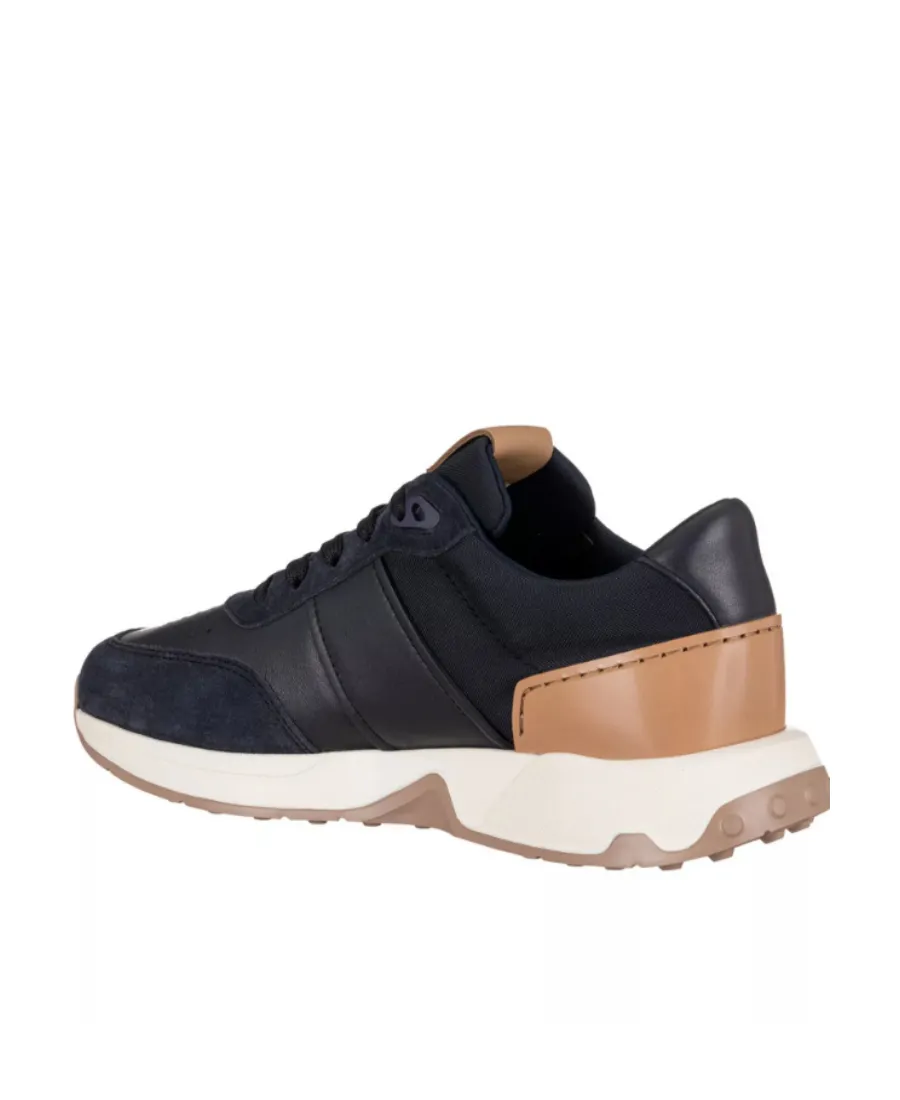 Panelled Lace-Up Sneakers