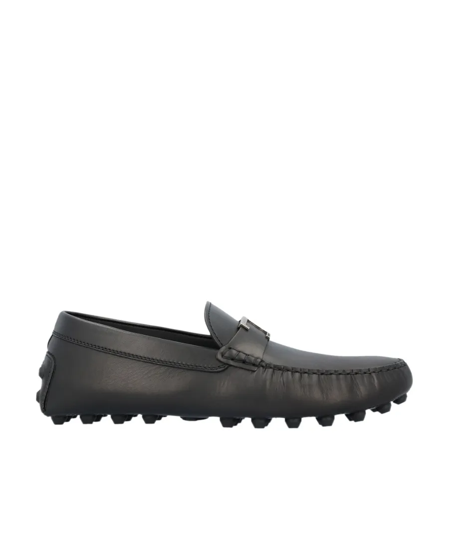 Gommino Logo Plaque Loafers