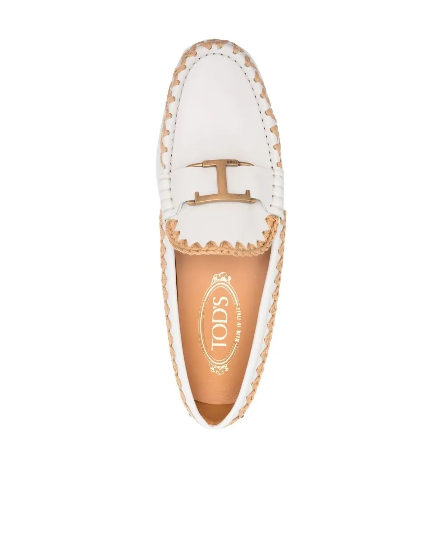 Whipstitch Buckled Loafers