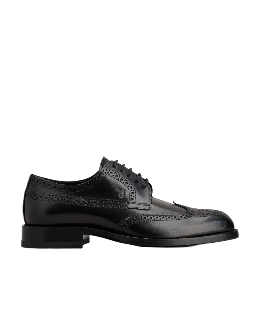 Round Toe Lace-Up Brogues
