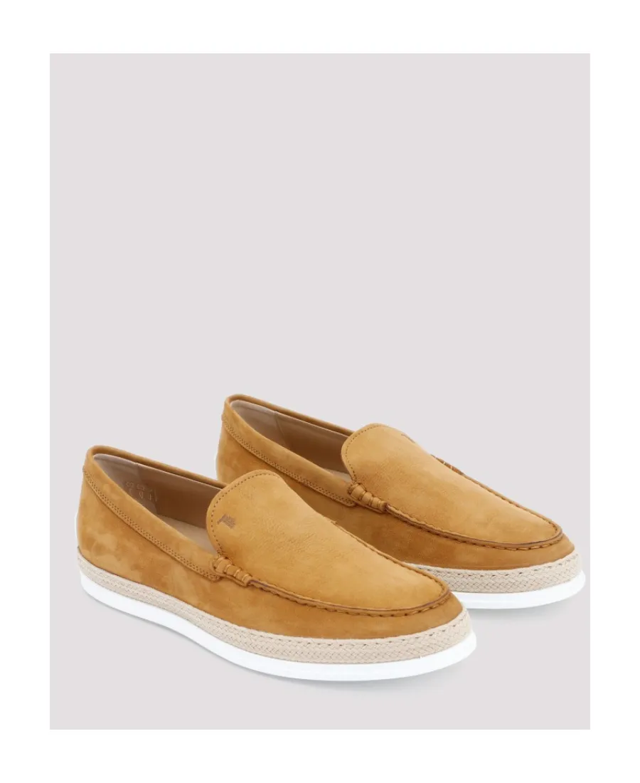 Logo Embossed Slip-On Loafers