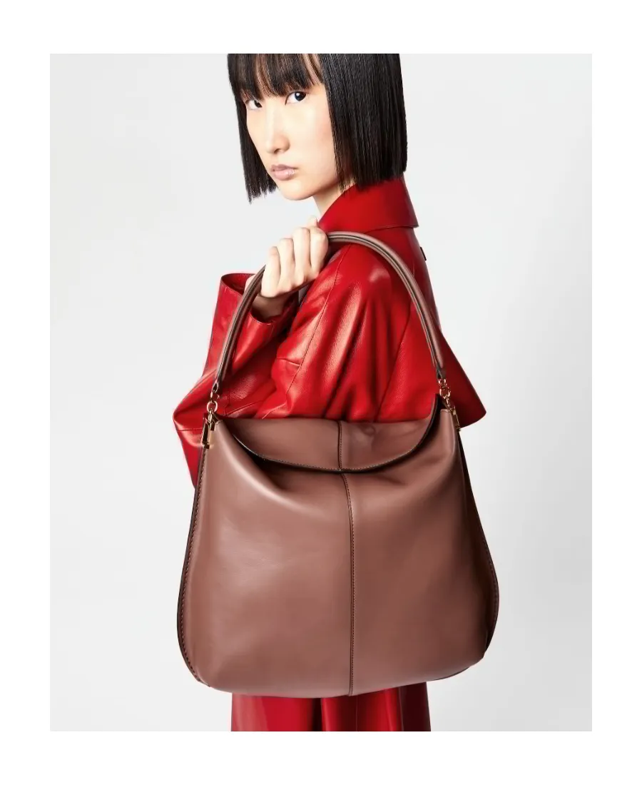 Logo Plaque Shoulder Bag
