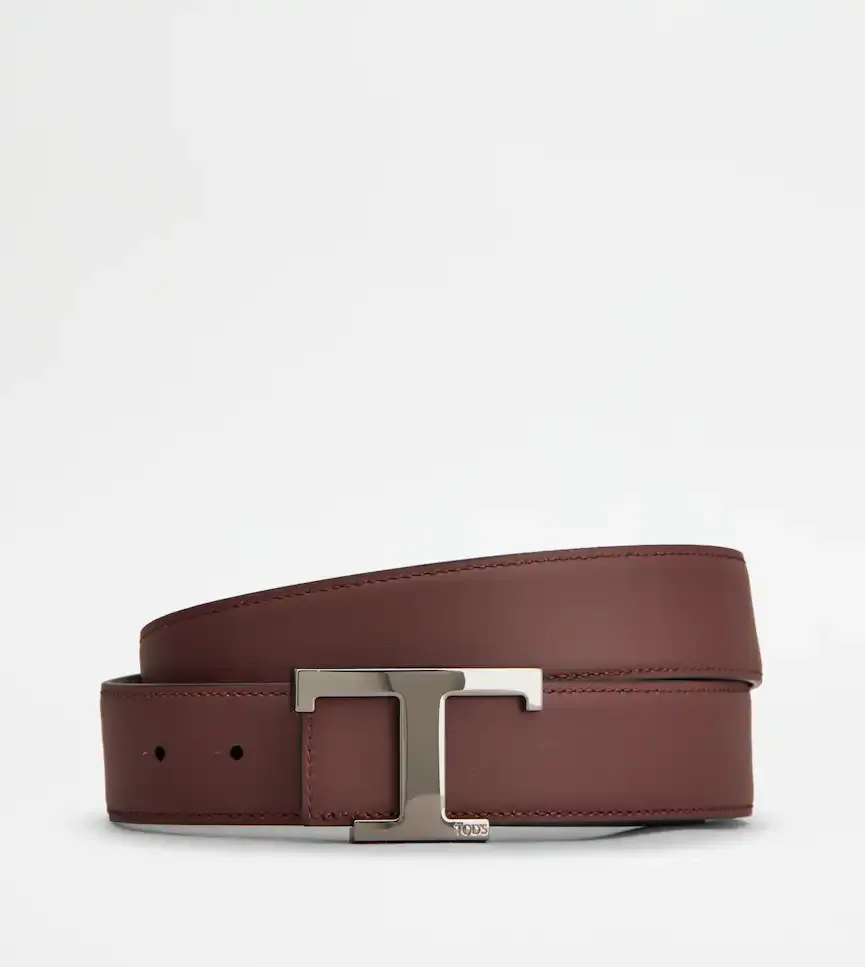 Reversible Logo Plaque Buckle Belt