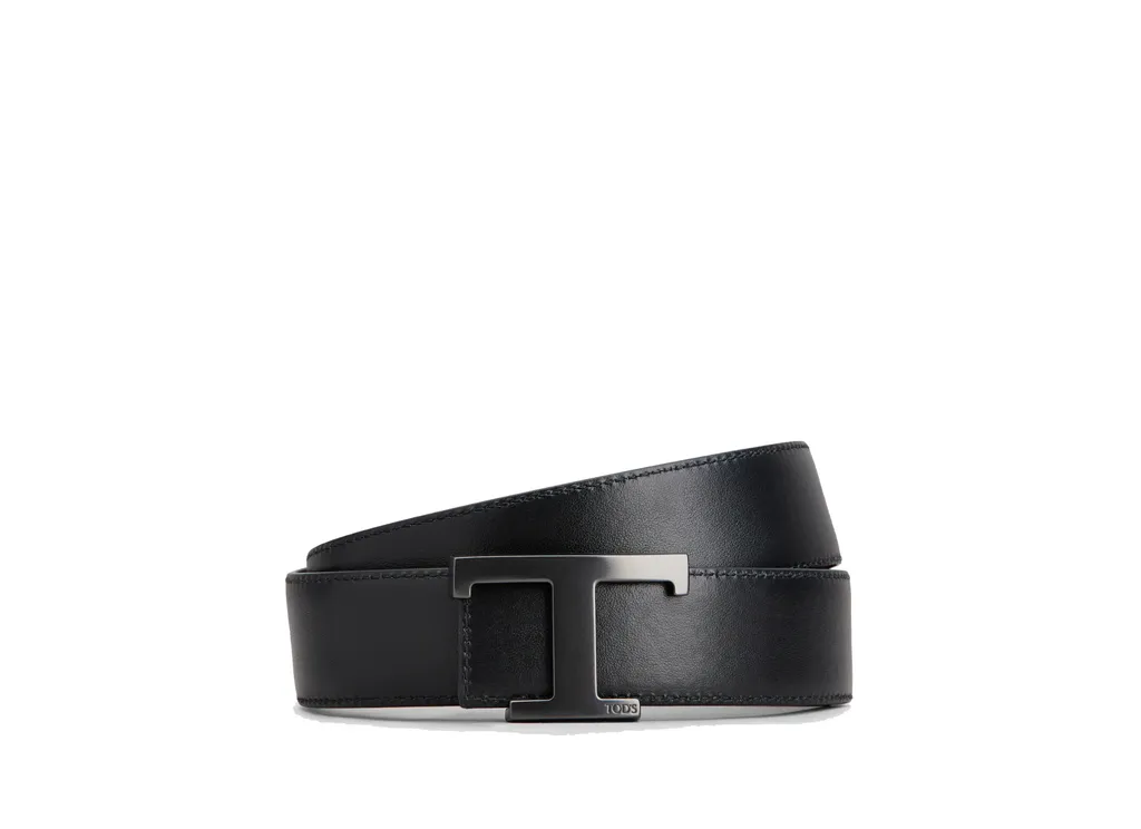 Reversible Logo Plaque Buckle Belt