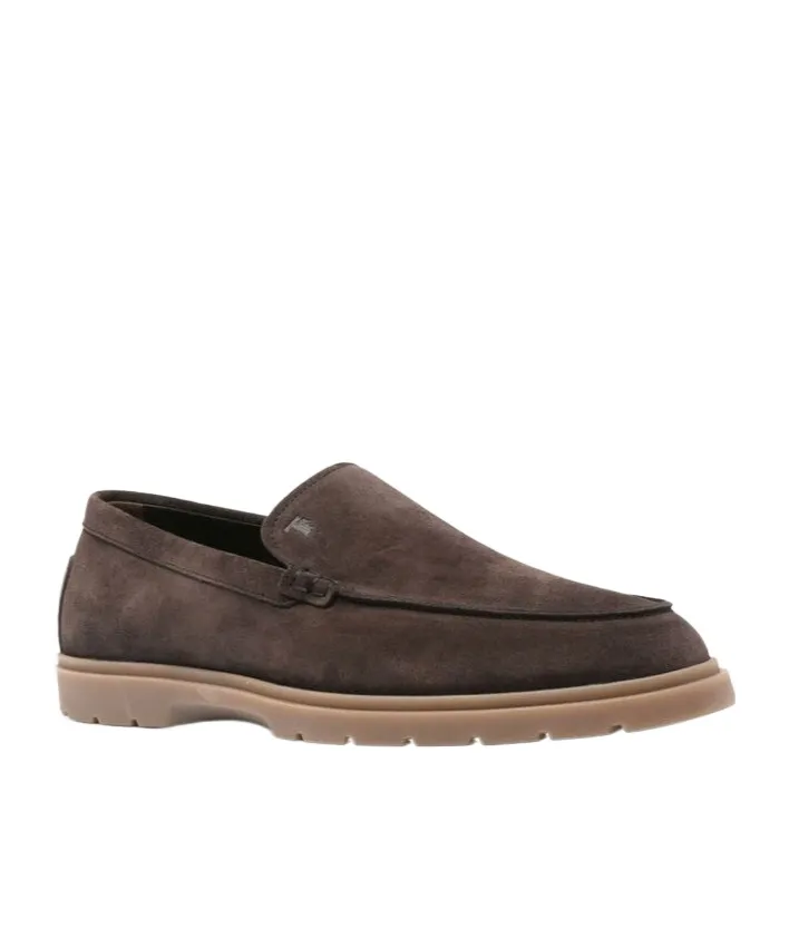 Round-Toe Slip-On Loafers