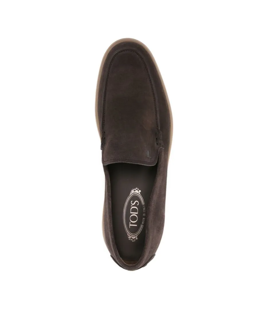 Round-Toe Slip-On Loafers