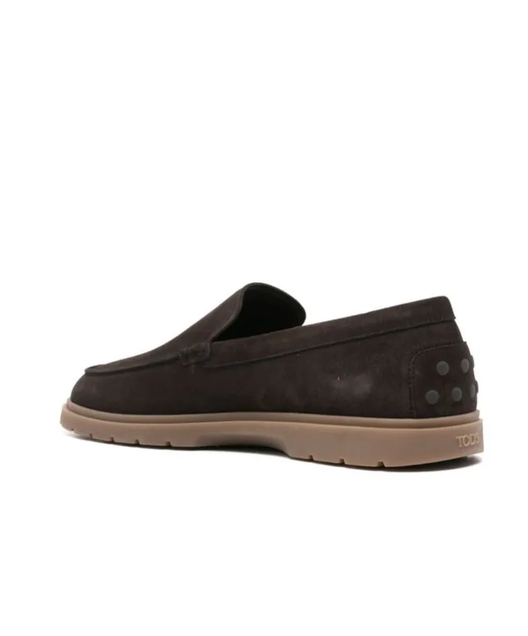 Round-Toe Slip-On Loafers